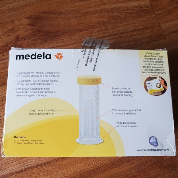 BREASTMILK FREEZING & STORAGE- 12bottles & lids. - Picture 5 of 6